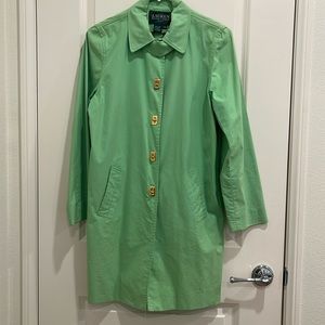 RALPH LAUREN Green Coat